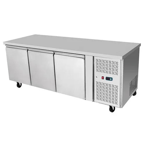 Atosa UNDERBENCH THREE DOOR COOLING FRIDGE TABLE 1795 MM EPF3432 - Hospitality Connect