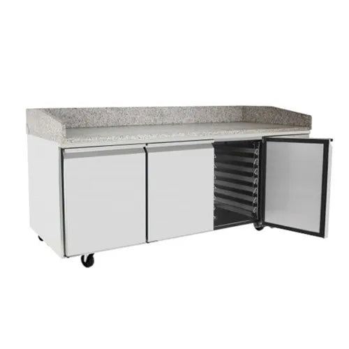 Atosa 3 DOOR PIZZA TABLE FRIDGE 2010 MM EPF3485 - Hospitality Connect