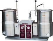 Crown  38 Litre Electric Twin Counter Tilting Kettles EC10TW-2. - Hospitality Connect