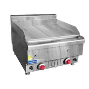 GASMAX Benchtop 2 Bunner Griddle 600mm JUS-TRG60. - Hospitality Connect