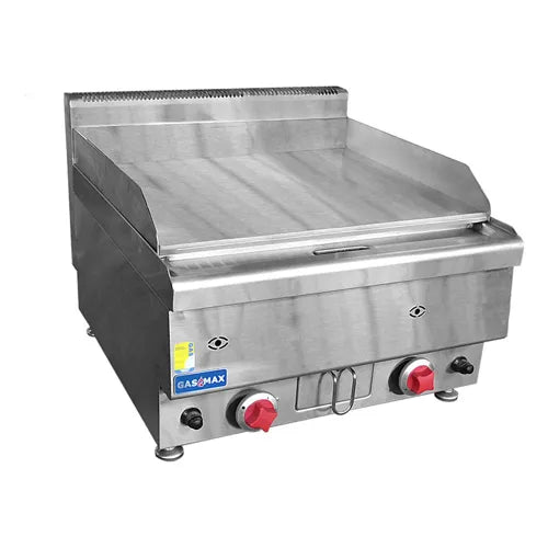 GASMAX Benchtop 2 Bunner Griddle 600mm JUS-TRG60. - Hospitality Connect