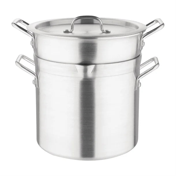 Vogue Double Boiler - 10Ltr 338fl oz (incl Lid) - Hospitality Connect