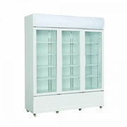 Thermaster 1200L Three Glass Door Colourbond Upright Drink Fridge LG-1203P. - Hospitality Connect