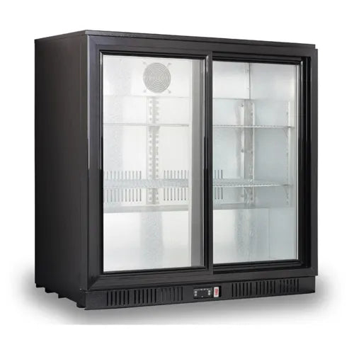 Thermaster Under Bench Two Sliding Door Bar Cooler LG-208SC. - Hospitality Connect