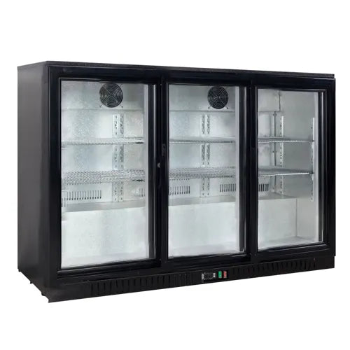 Thermaster Under Bench Three Sliding Door Bar Cooler LG-330SC. - Hospitality Connect