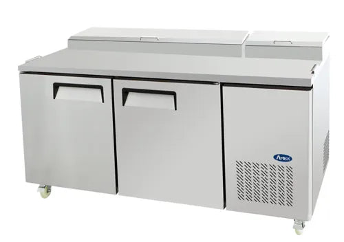 Atosa 2 DOOR PIZZA PREP TABLE FRIDGE 1702 MM MPF8202 - Hospitality Connect