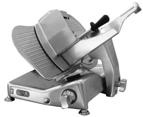Brice 313mm Gear Driven Manual Slicers – Heavy Duty (Gravity Feed) PEG313G. - Hospitality Connect