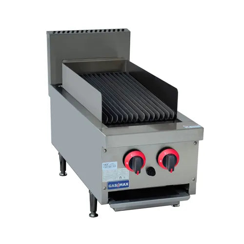 GasmaxNatural Gas 2 Burner Char Grill Top - QR-14E. - Hospitality Connect