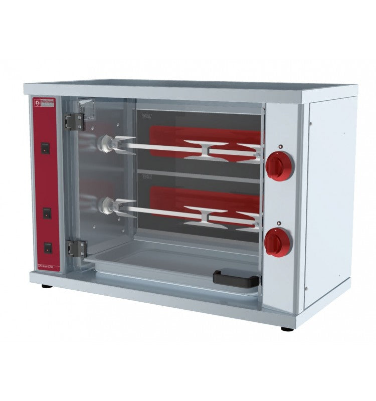 Diamond RVE/2C-SBC Chicken Rotisserie 2 Spits (6 Chickens) - Hospitality Connect