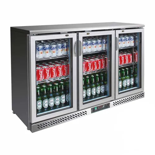 Thermaster Three Door Stainless Bar Cooler SC316SG. - Hospitality Connect