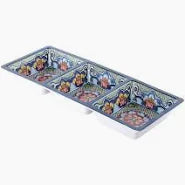 Prepara Three Section Tray - Blue - Hospitality Connect
