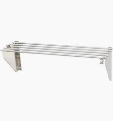 Single Wall Shelf - Round Tube -  AFP - 1800×300×200mm - Hospitality Connect