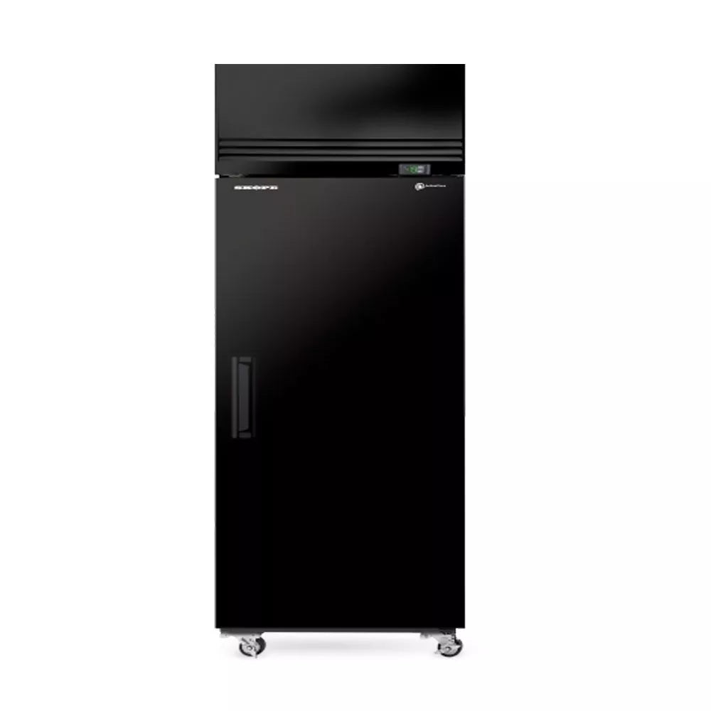 Skope ActiveCore Upright Freezer 1 Customisable Solid Door with 5 Shelve SKFT650NS-A - Hospitality Connect