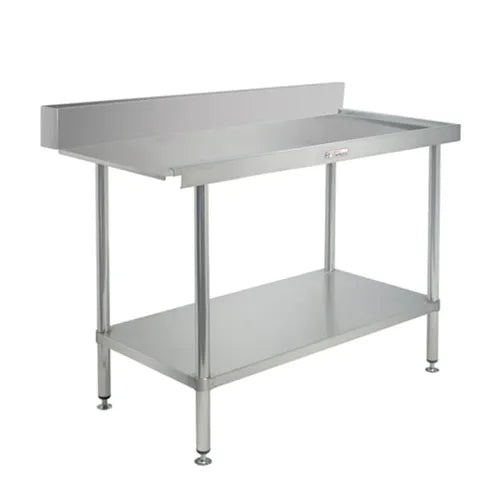 Simply Stainless Dishwasher Outlet Bench 700 Series - 1650mm Wide - Left Hand Outlet 3 x baskets wide - Hospitality Connect