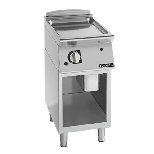 Giorik 400mm - Ribbed Satin Chrome Plate On open base FRE92GCRXT - Hospitality Connect