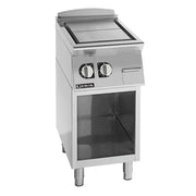 Giorik 700 Series Electric Solid Top 400mm Wide - Electric 2 x 2.1kW cooking zones / On open base TE720GT - Hospitality Connect