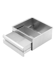 3Monkeez  Compact Height Stainless Steel Drawer With Lock * SS CDRAWER-L - Hospitality Connect