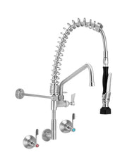 3Monkeez CONCEALED WALL PRE RINSE UNITS - COMPACT Inc 12" Pot Filler T-3M53822-C - Hospitality Connect