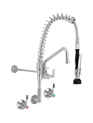 3Monkeez CONCEALED WALL PRE RINSE UNITS - COMPACT Inc 12" Pot Filler T-3M53822-C - Hospitality Connect
