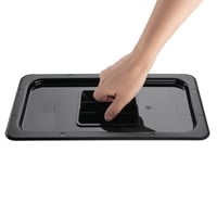 Vogue Black Polycarbonate Lid - GN 1/3 - Hospitality Connect