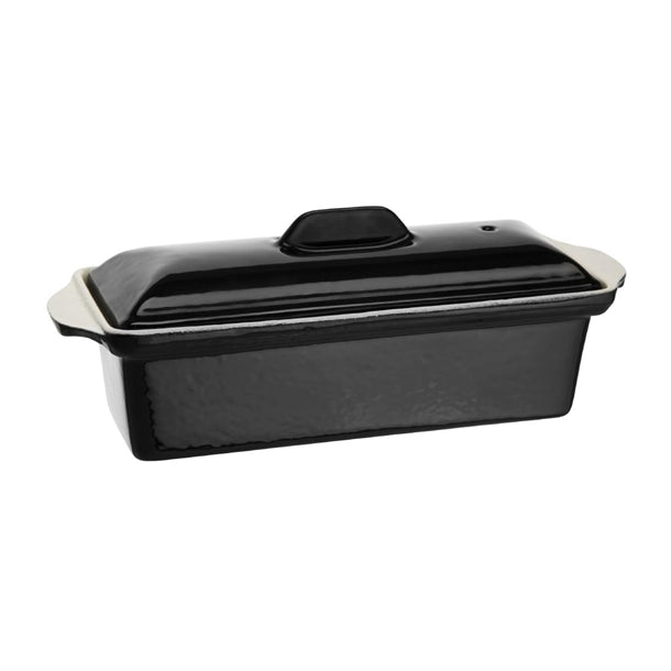 Vogue Pate Terrine Black - 90x310x100mm 3 1/2x12x4" 1 1/3Ltr - Hospitality Connect
