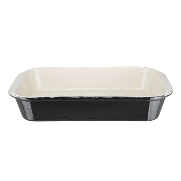 Vogue Roasting Dish Black - 65x355x220mm 2 1/2x14x8 1/2" - Hospitality Connect