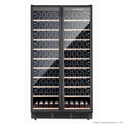 Thermaster Dual Zone Two Door Premium Wine Cooler WB-218B - Hospitality Connect