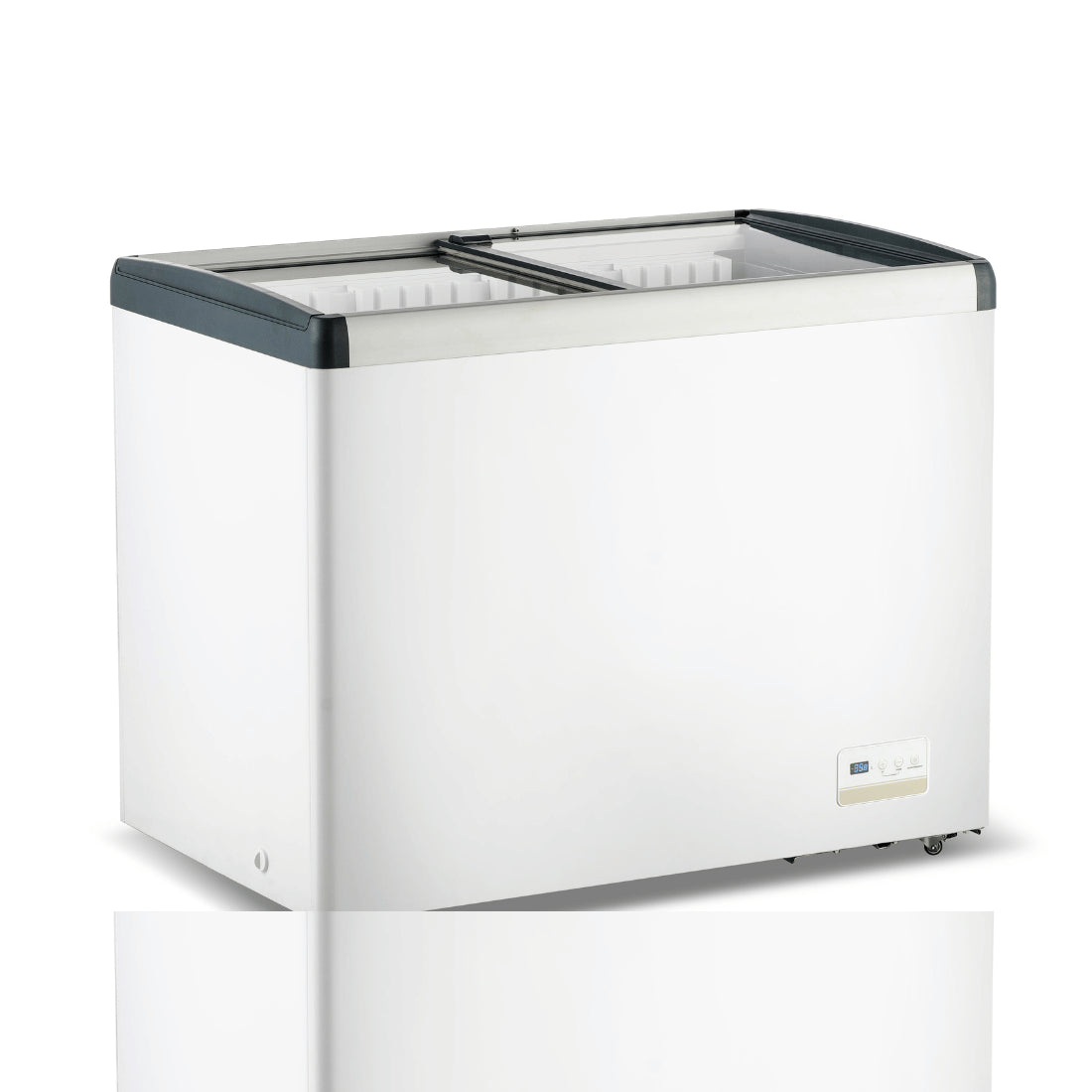 Thermaster 336L Chest Freezer with Flat Glass Sliding Lids - WD336G - Hospitality Connect