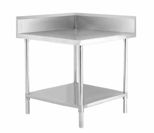Mixrite Corner Bench with Splashback 600x600x900H WTCS6B - Hospitality Connect
