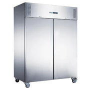FED-X SS Double Door Upright Fridge - XURC1200SFV. - Hospitality Connect