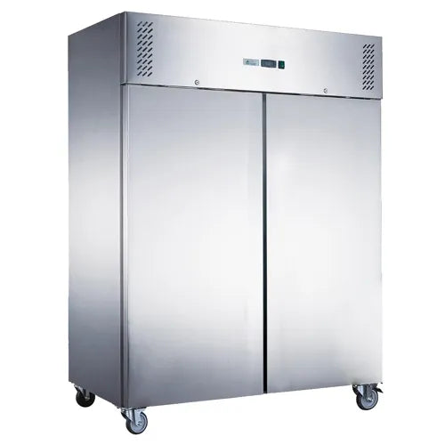 FED-X SS Double Door Upright Fridge - XURC1200SFV. - Hospitality Connect