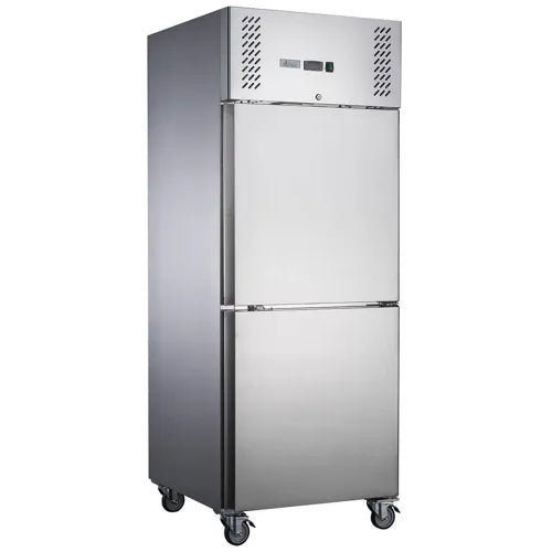 FED-X SS Two Door Upright Fridge - XURC600S1V. - Hospitality Connect