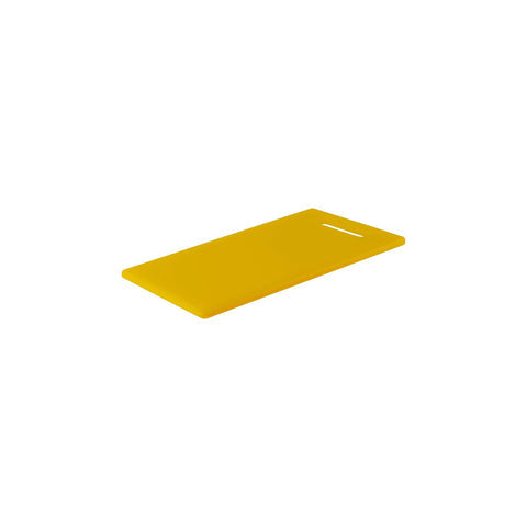 CHEF INOX CUTTING BOARD HACCP PE 380x510x12mm YELLOW - Hospitality Connect