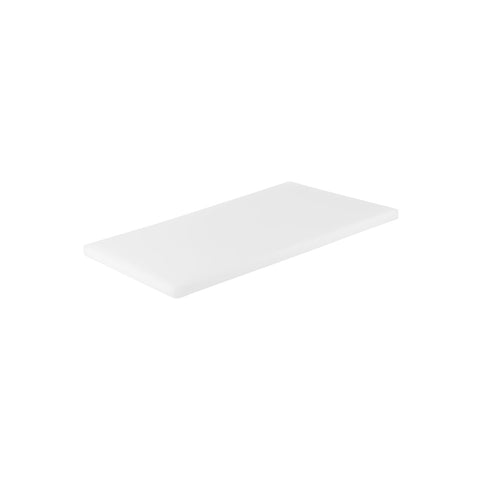 CHEF INOX CUTTING BOARD PE 450x750x19mm WHITE - Hospitality Connect