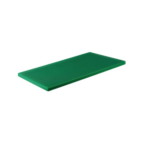 CHEF INOX CUTTING BOARD HACCP PE GN 1/1 530x325x20mm GREEN - Hospitality Connect