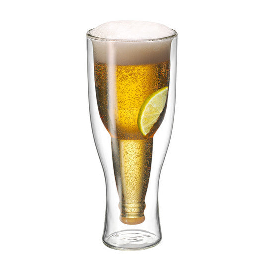 Avanti Top Up!!! Double Wall Beer Glass, 400ml - Hospitality Connect