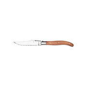 TABLEKRAFT PARIS STEAK KNIFE WOOD PAKAWOOD POINTED TIP S/S Box of 12 - Hospitality Connect