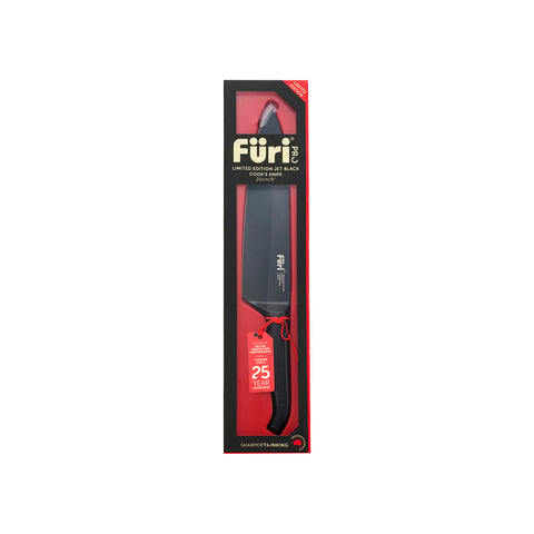 FURI PRO EAST/WEST SANTOKU KNIFE 200mm JET BLACK (41481) - Hospitality Connect