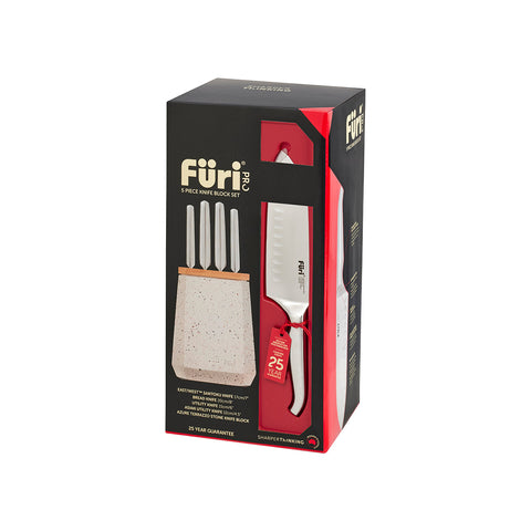 FURI PRO STONE 5PC BLOCK SET AZURE TERRAZO (41504) - Hospitality Connect