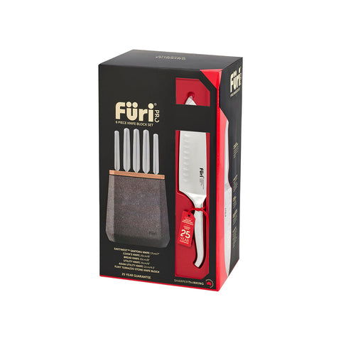 FURI PRO STONE 6PC BLOCK SET FLINT TERRAZO (41507) - Hospitality Connect
