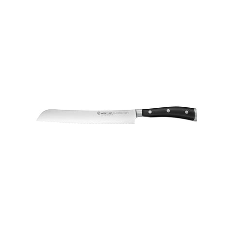 WUSTHOF CLASSIC IKON BLACK BREAD KNIFE 200mm (1040331020W) - Hospitality Connect