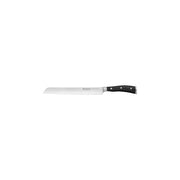 WUSTHOF CLASSIC IKON BLACK DOUBLE SERRATED BREAD KNIFE 230mm - Hospitality Connect