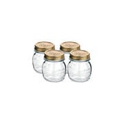 QUATTRO STAGIONI JAR w/LIDS 86mm 0.25lt 4PC SET (357750CBA02 Box of 4 - Hospitality Connect