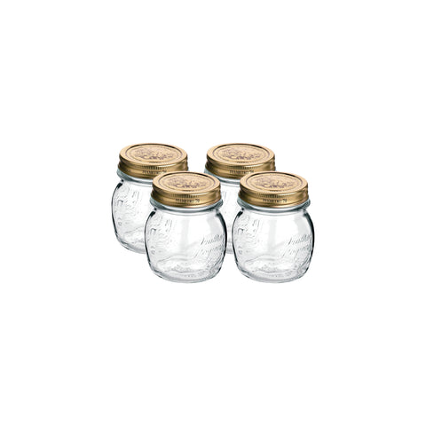 QUATTRO STAGIONI JAR w/LIDS 86mm 0.25lt 4PC SET (357750CBA02 Box of 4 - Hospitality Connect