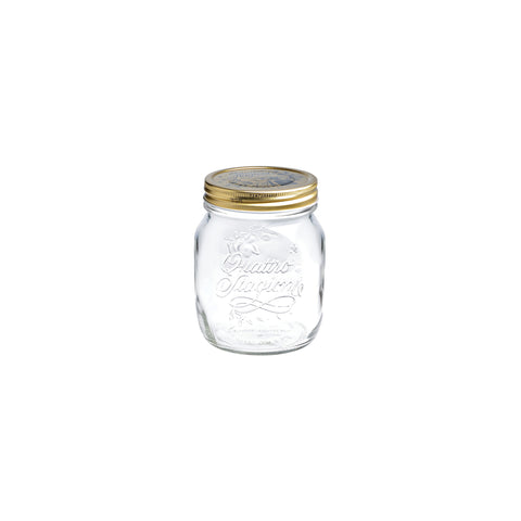 QUATTRO STAGIONI JAR 102mm, 0.70lt 86mm LID (349760) Box of 6 - Hospitality Connect