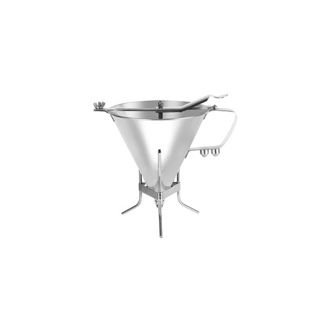 DEBUYER CONFECTIONARY FUNNEL w/STAND S/S 1.9lt - Hospitality Connect