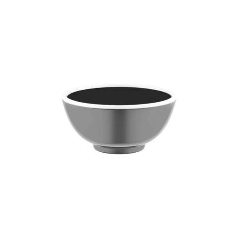 JAB VINTAGE GREY/WHITE RIM ENAMEL LOOK ROUND BOWL 175x80mm Box of 6 - Hospitality Connect