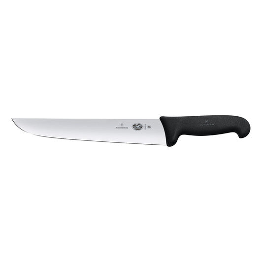 Victorinox Butchers Knife,23cm,Straight BackBlade,Fibrox - Black - Hospitality Connect