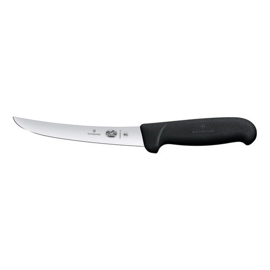 Victorinox Boning Knife,15cm Curved,Narrow Blade,Fibrox - Black - Hospitality Connect