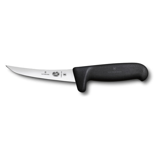 Victorinox Boning Knife,12cm Curved,Safety Grip,Narrow Blade,Fibrox Black - Hospitality Connect